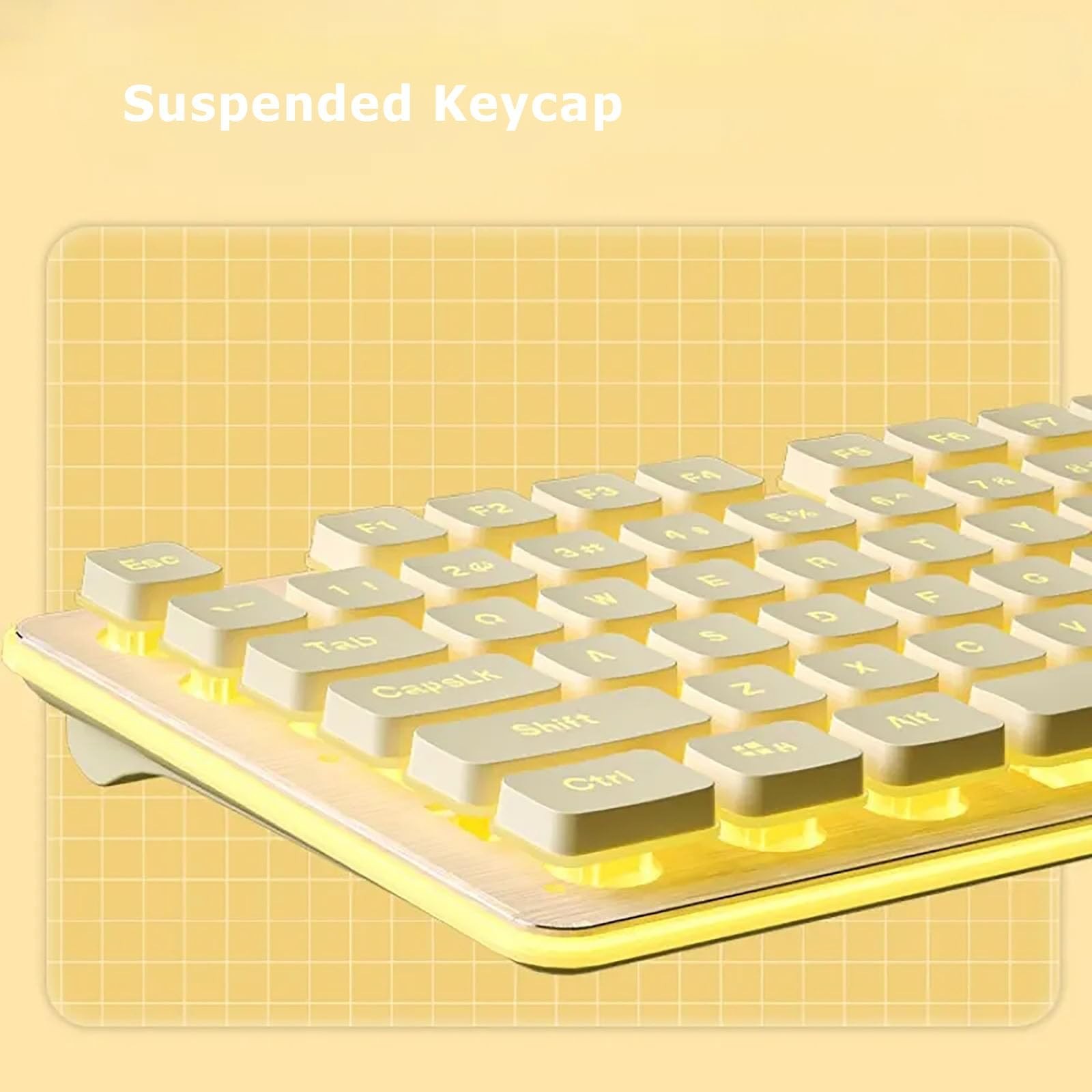 Wireless Keyboard and Mouse Combo, 2.4G Rechargeable Full Sized Backlit Keybo…