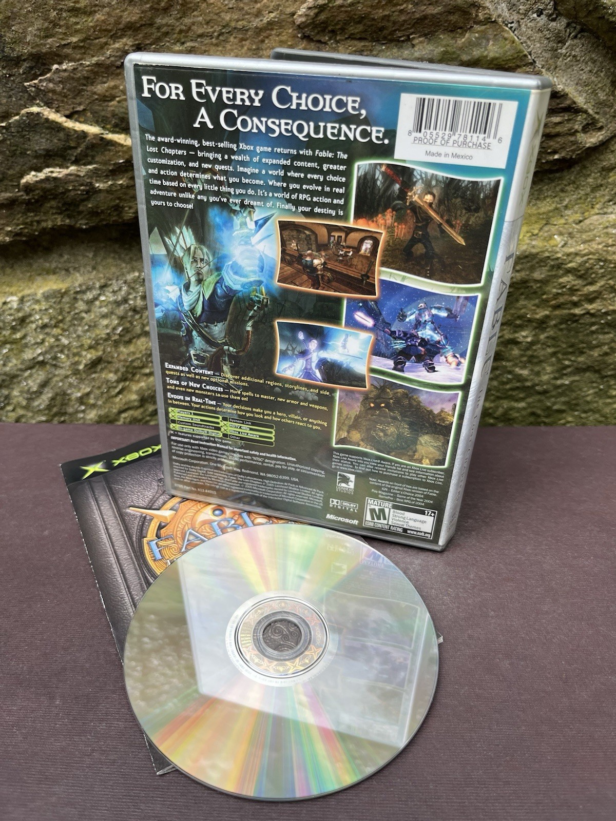 Fable The Lost Chapters Xbox Platinum Hits – Complete W/ Manual RPG