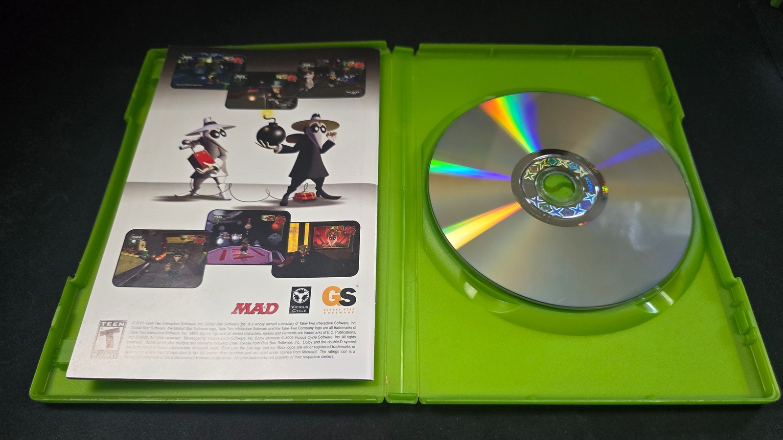 Spy vs. Spy Global Versus Star Software Microsoft Xbox MINT condition COMPLETE!