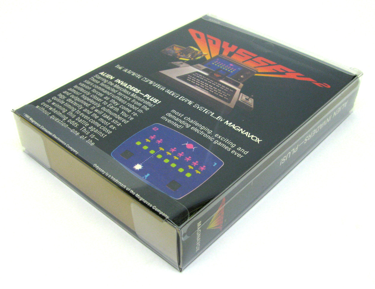 50x MAGNAVOX ODYSSEY 2 CIB GAME – CLEAR PLASTIC PROTECTIVE BOX PROTECTOR SLEEVE