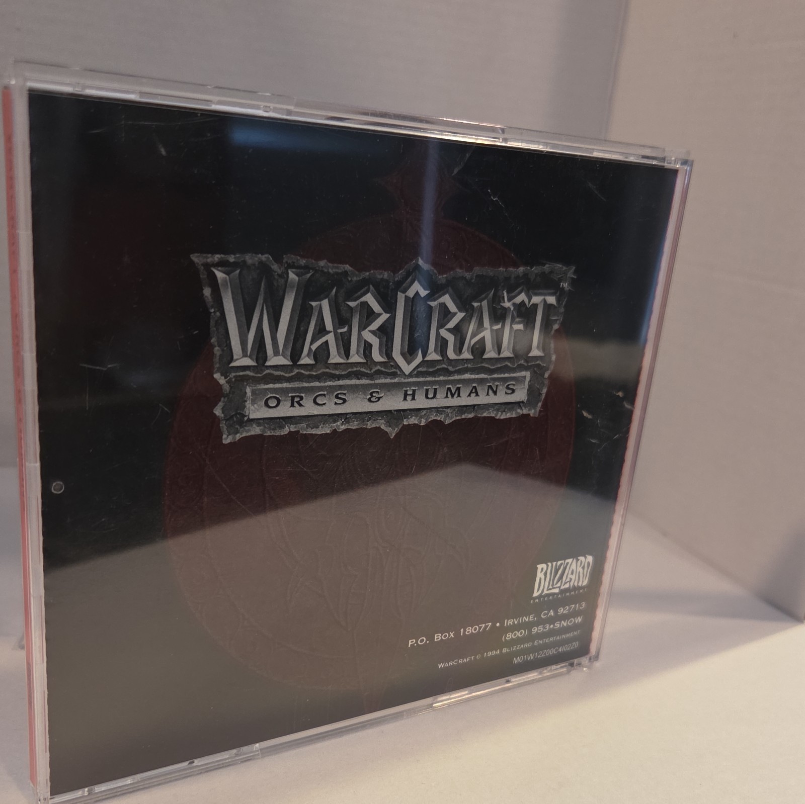 Warcraft Orcs & Humans PC Mac CD-ROM 1996 Blizzard Entertainment Vintage RTS
