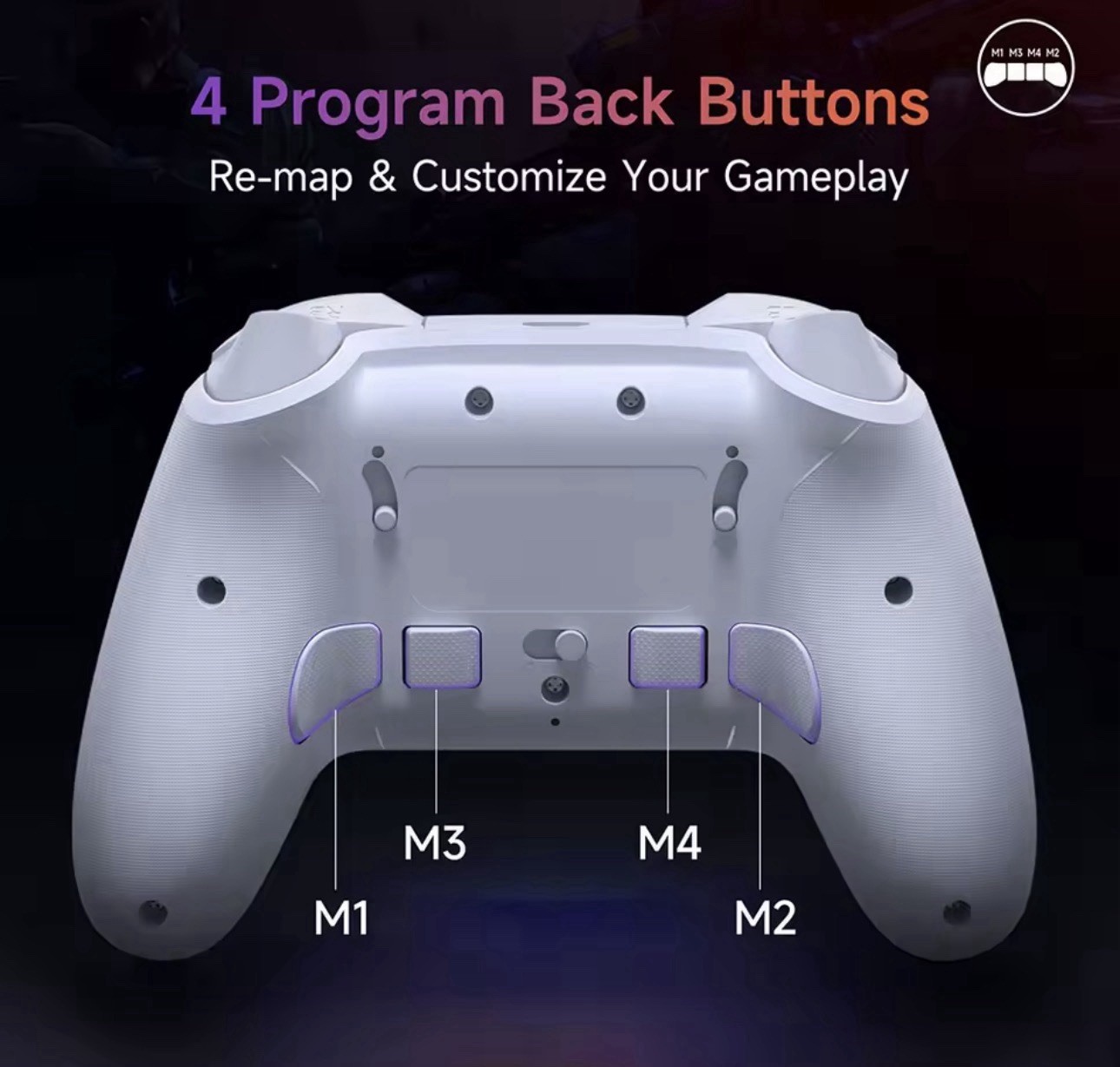 New EasySMX X20 Wireless Gaming Controller & Case RGB PC Switch Mobile Steam Etc