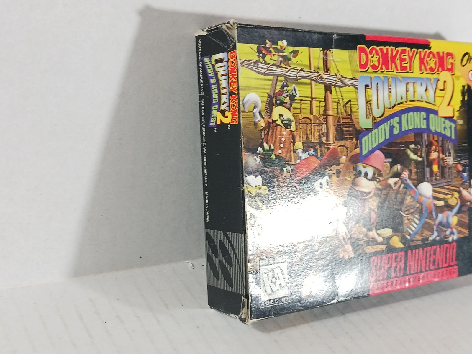 Donkey Kong Country 2 SNES Complete Box Game Manual Super Nintendo Authentic