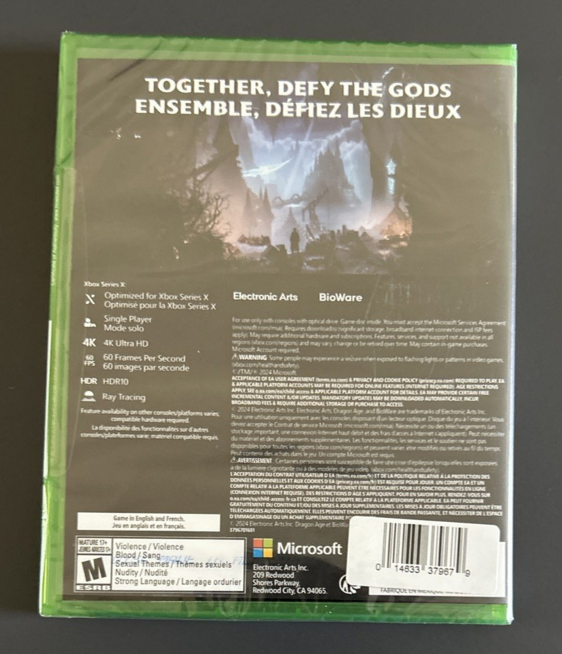 Dragon Age: The Veilguard – Microsoft Xbox Series X|S – NEW & FACTORY SEALED