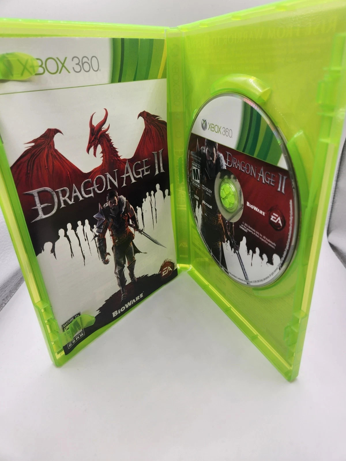 Dragon Age 2 II (Xbox 360, 2011) Cib Tested Polished Great Shape