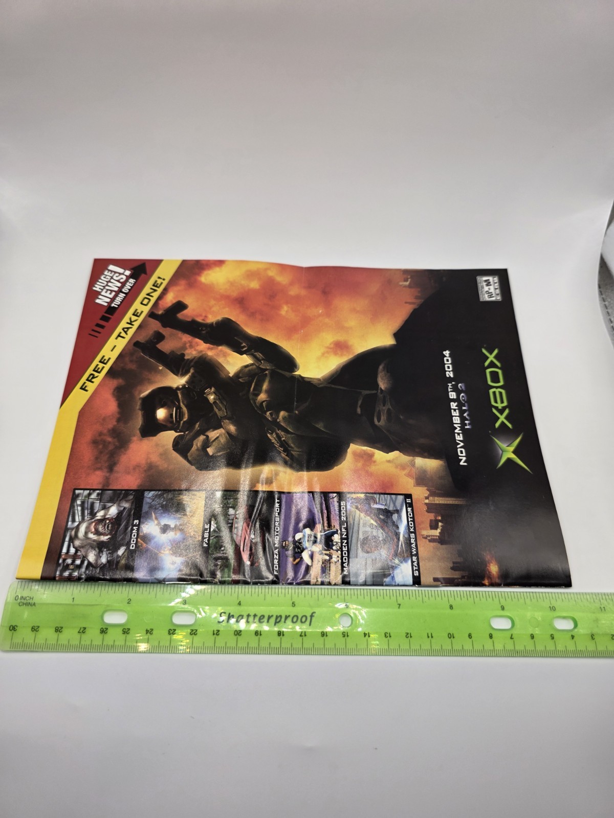 2004 Xbox Spring Guide Halo 2 Promo Brochure Booklet FREE Take One Rare 10.5×8