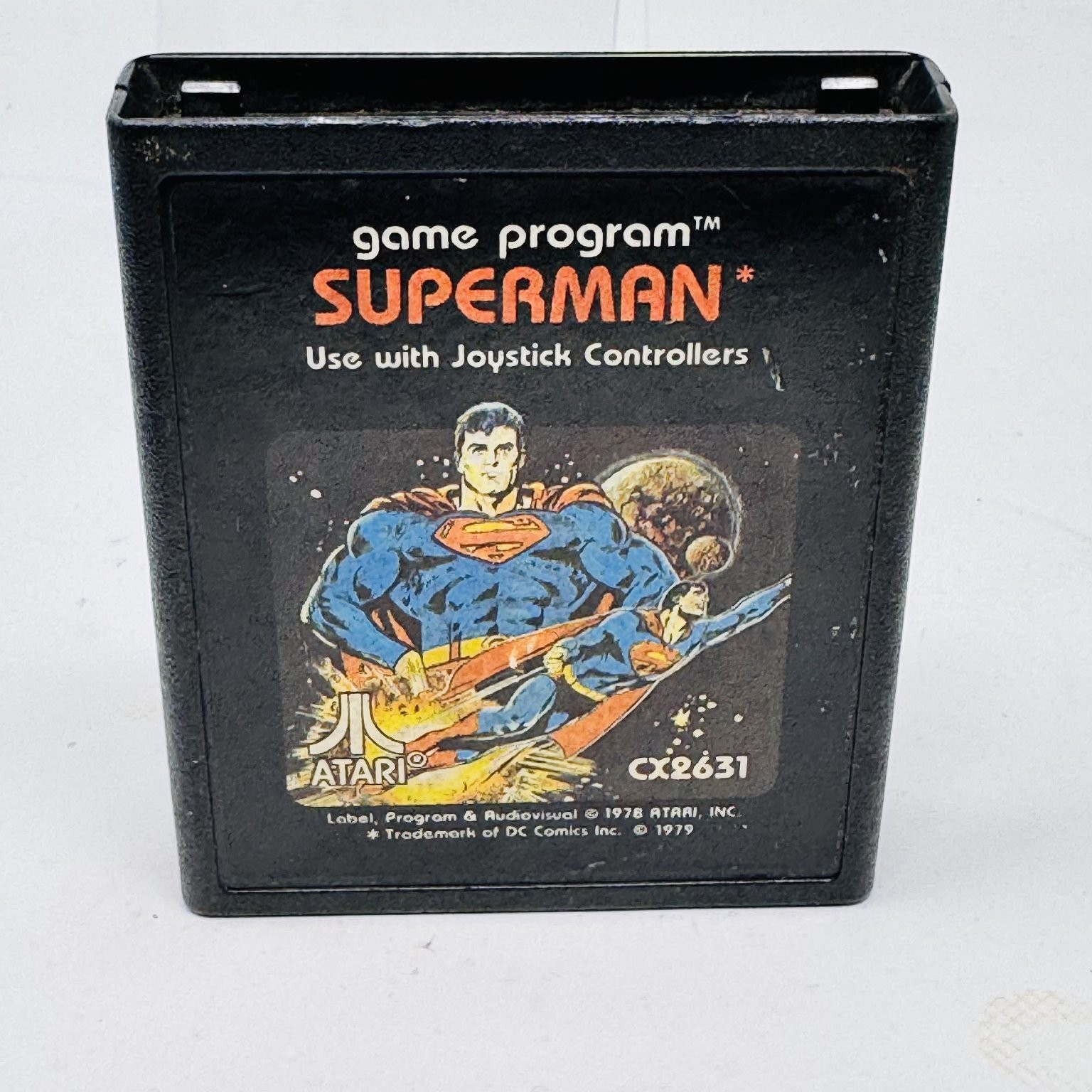 Superman Atari 2600 Video Game Classic Retro DC Comics Vintage