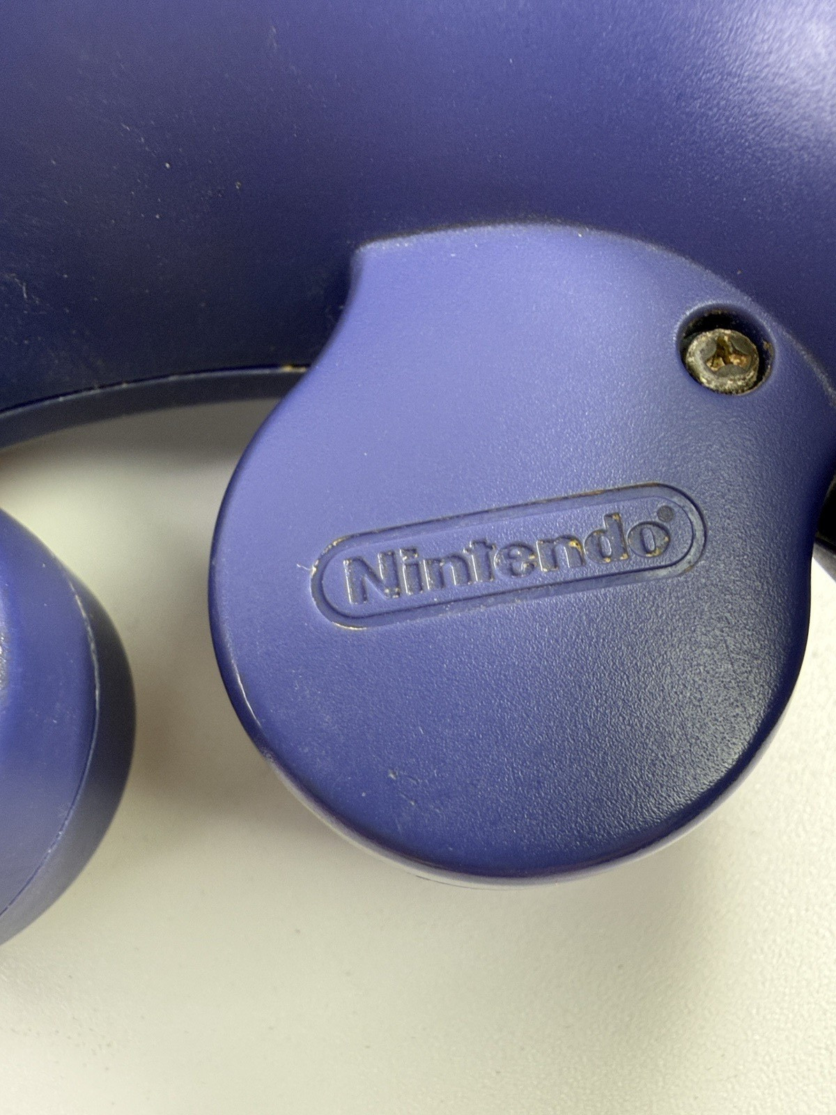 Official OEM Nintendo GameCube Controller Indigo Purple DOL-003 (Left Stick Rub)