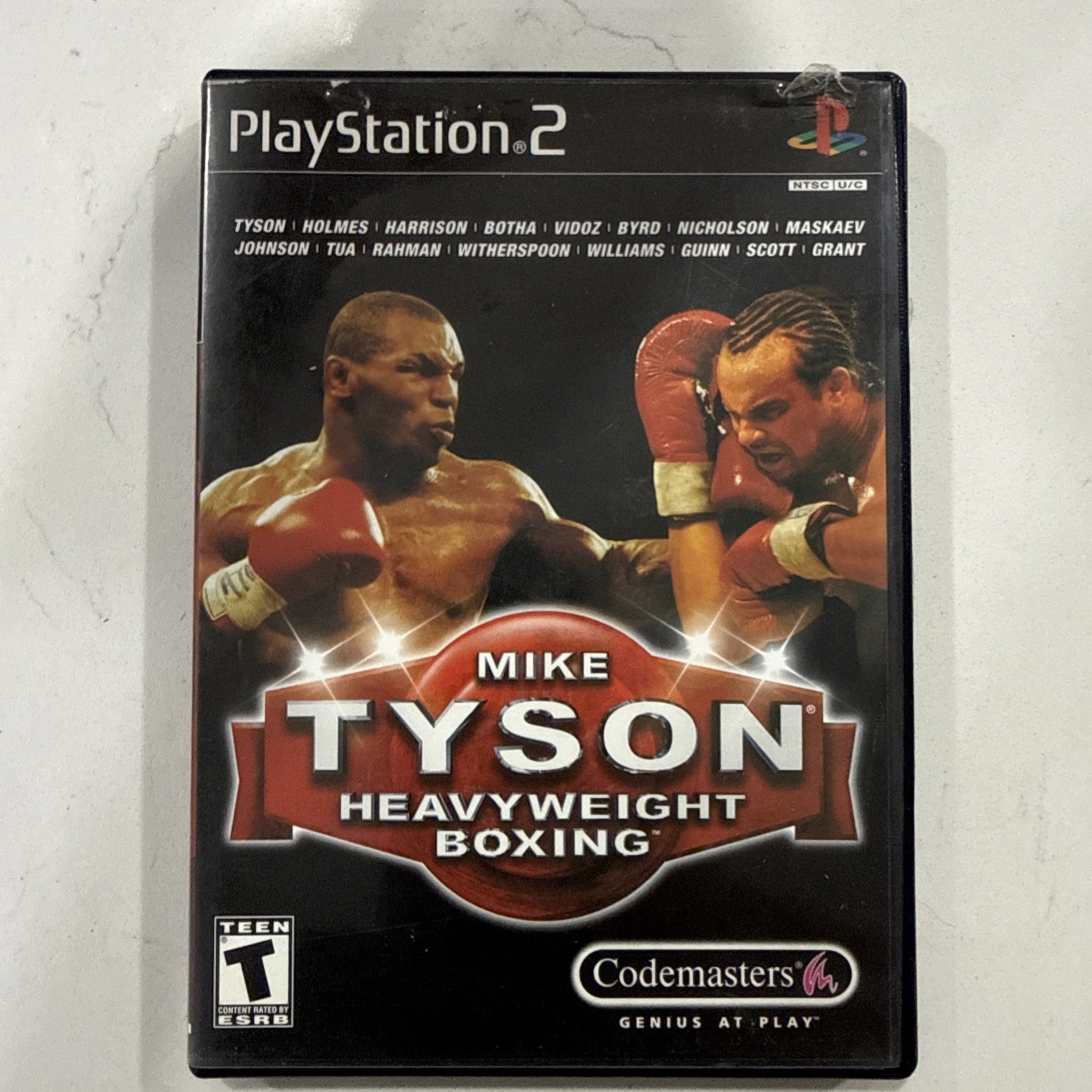 Mike Tyson Heavyweight Boxing (Sony PlayStation 2 PS2, 2002)