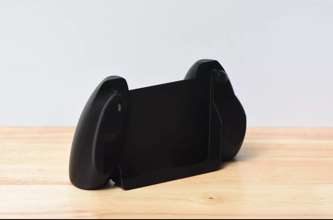 Black PowKiddy V90 Handheld Emulator Comfort Grip