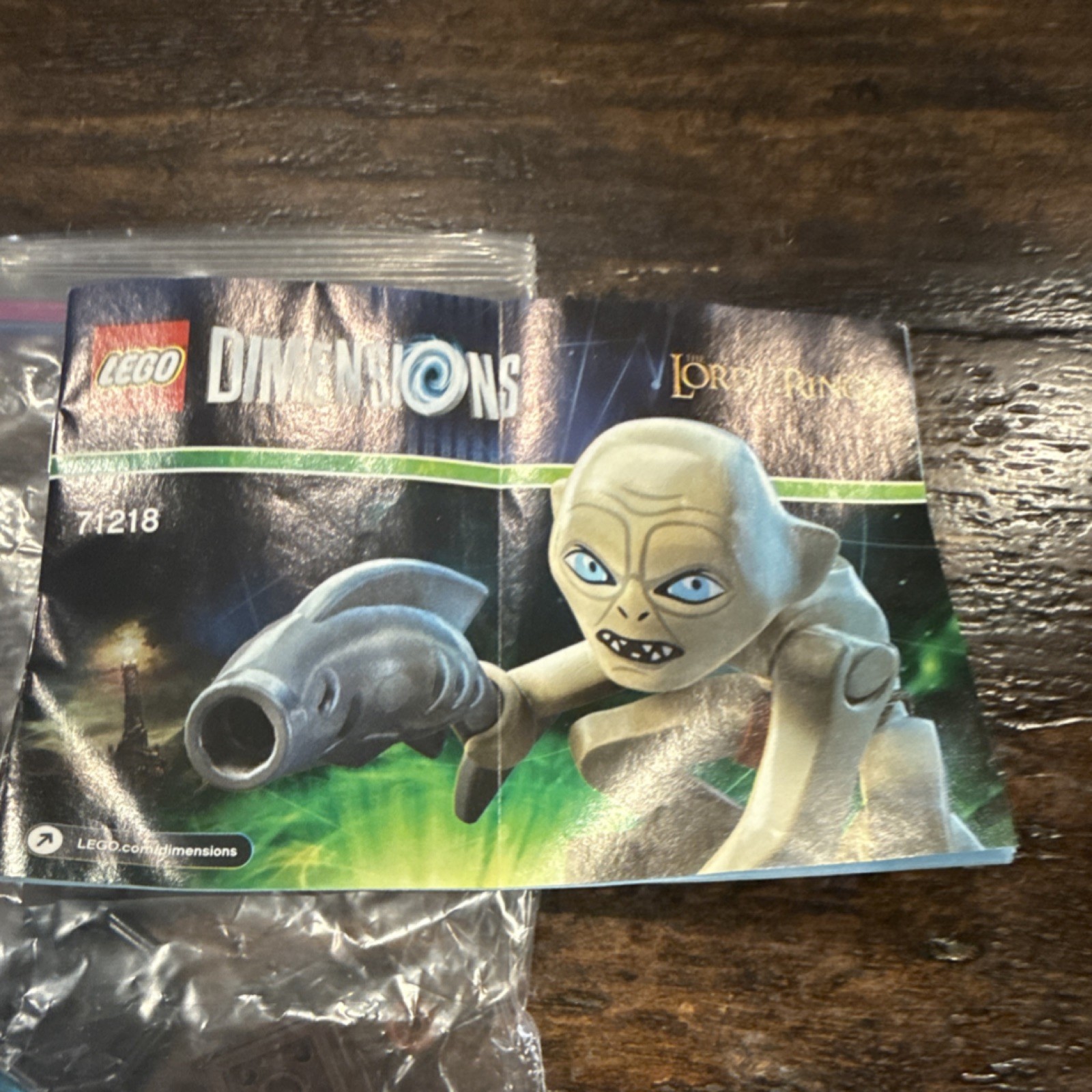 LEGO Dimensions Lord of the Rings Gollum Character Figure Pack 71218