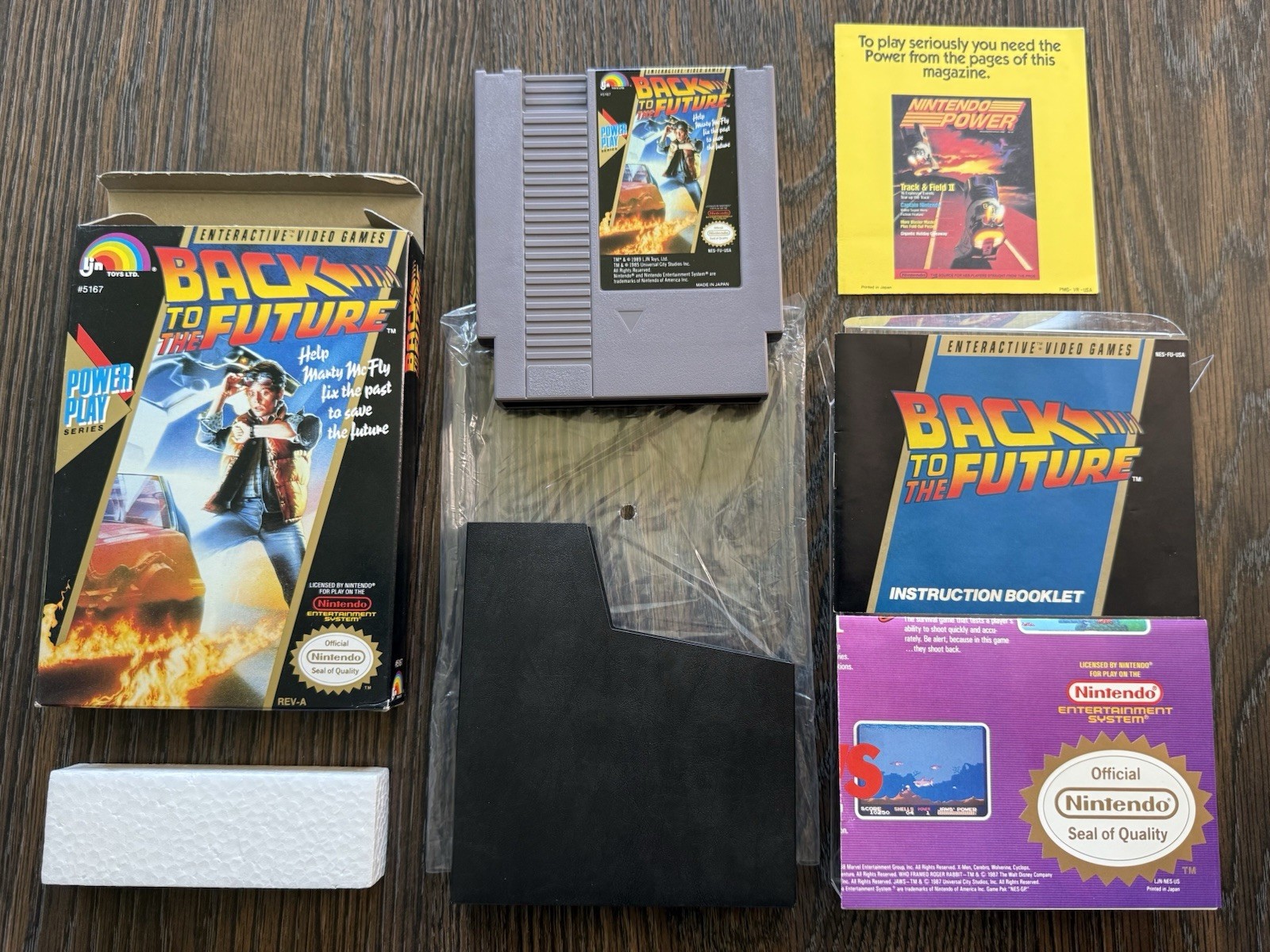 Back to the Future 100% Complete in Box CIB w/Inserts! VG! Nintendo NES 1989 🔥