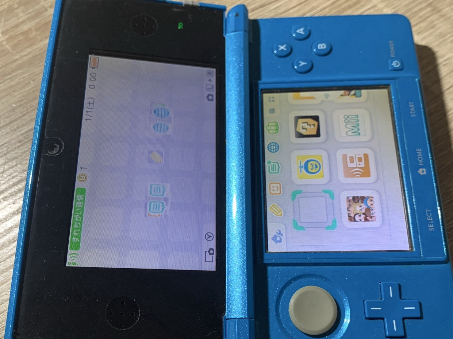 1253 Nintendo 3DS Light Blue Good TESTED