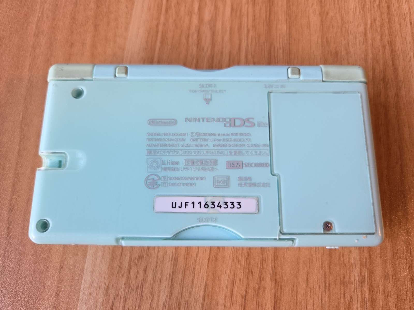 Nintendo DS Lite Mint Green Handheld Game Console C/USG-001 US SELLER
