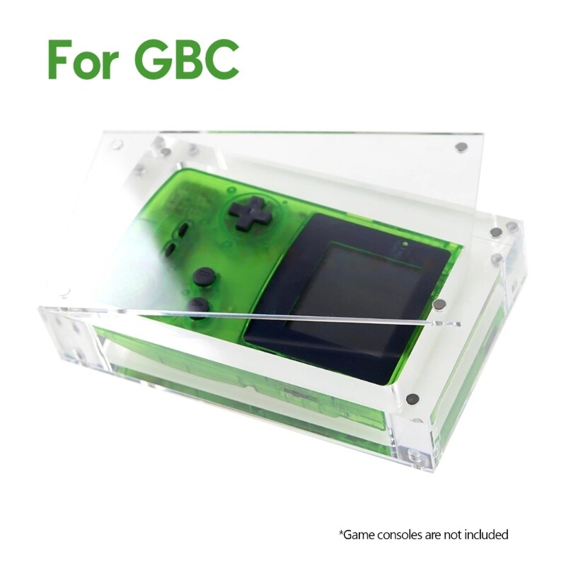 Display Box for GBC Gamepad Protector Hard Transparent Shell with Cover