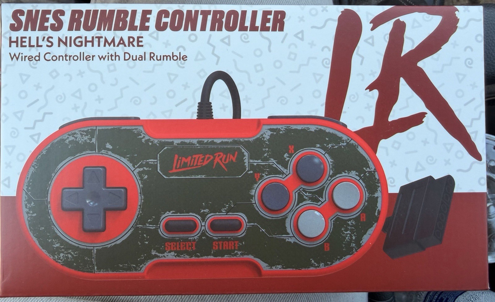 SNES Rumble Controller Limited Run Doom Hell’s Nightmare Brand New / Sealed