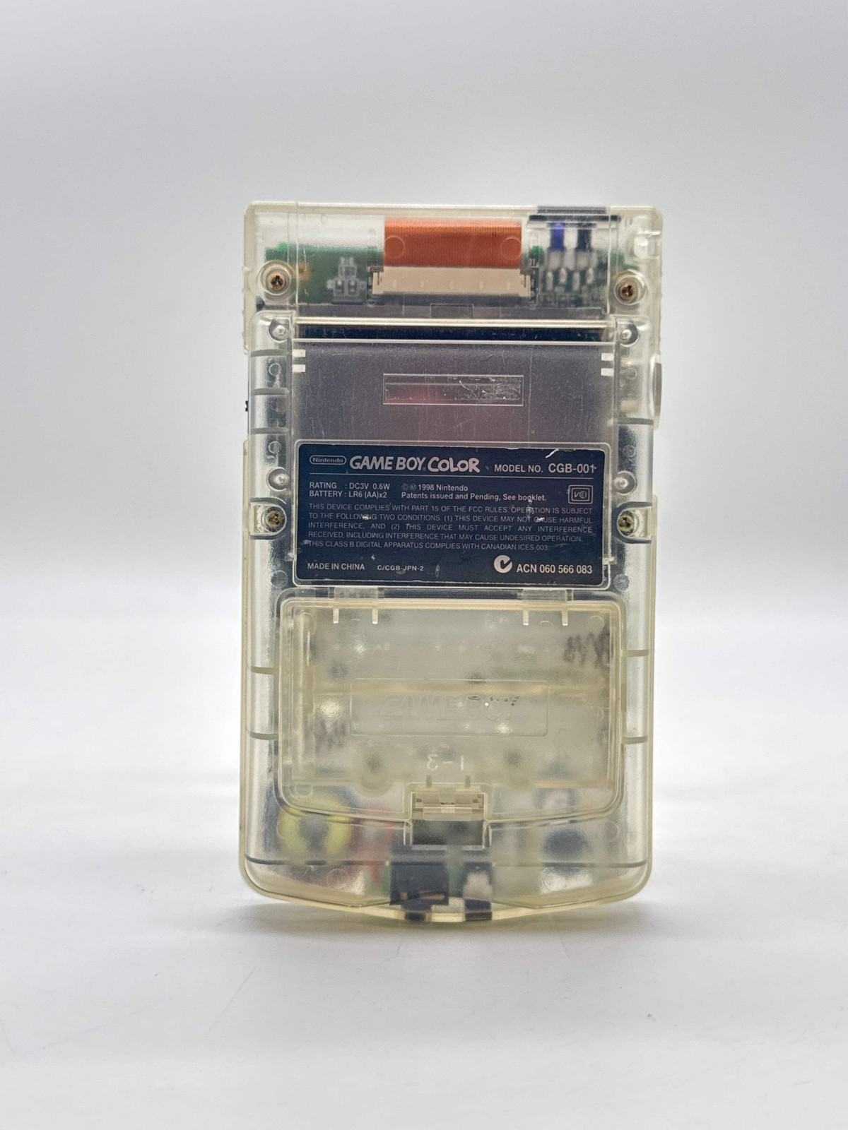 Nintendo Game Boy Color CGB-001 Handheld Video Game Console – Clear