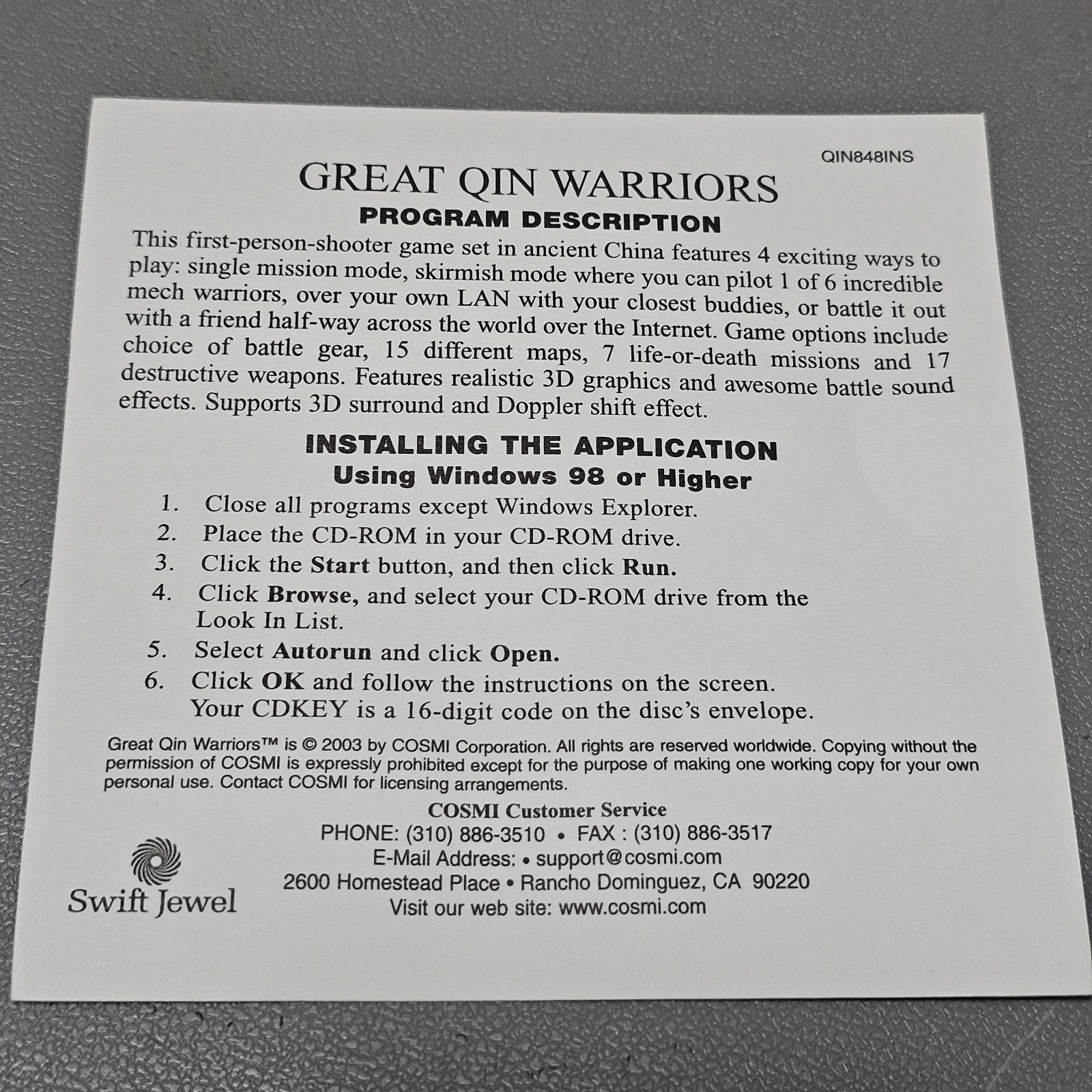Great Qin Warriors (PC)