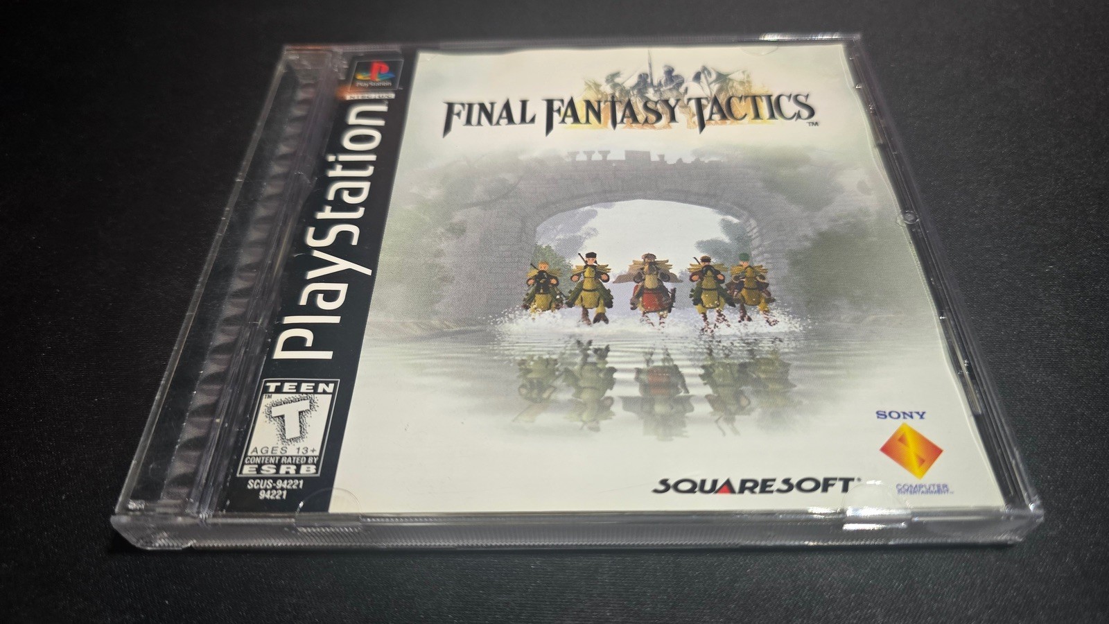 Final Fantasy Tactics Black Label Sony Playstation 1 PS1 LN perfect cnd Complete