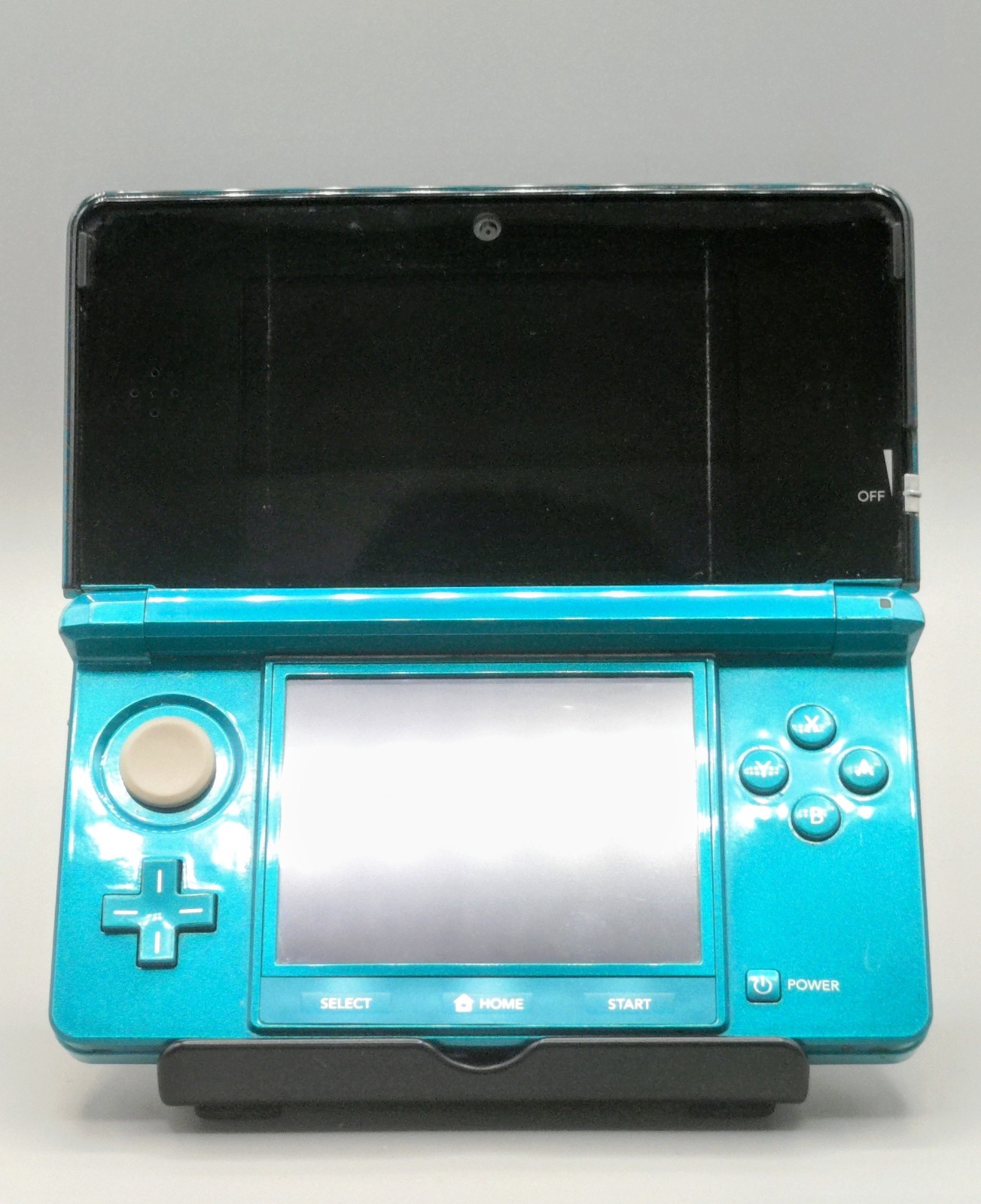 Nintendo 3DS Handheld Game Console Aqua Blue Tested
