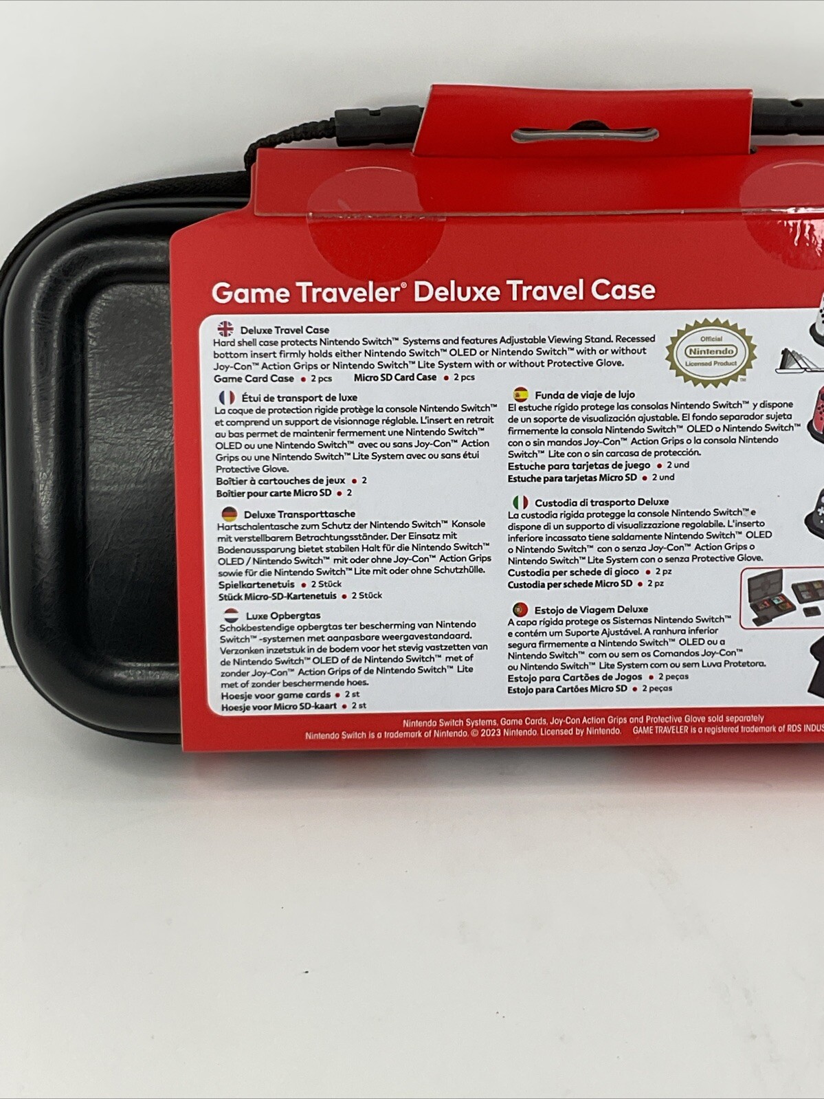 Nintendo Switch METROID DREAD Game Traveler Deluxe Case “For All Models” (M3)