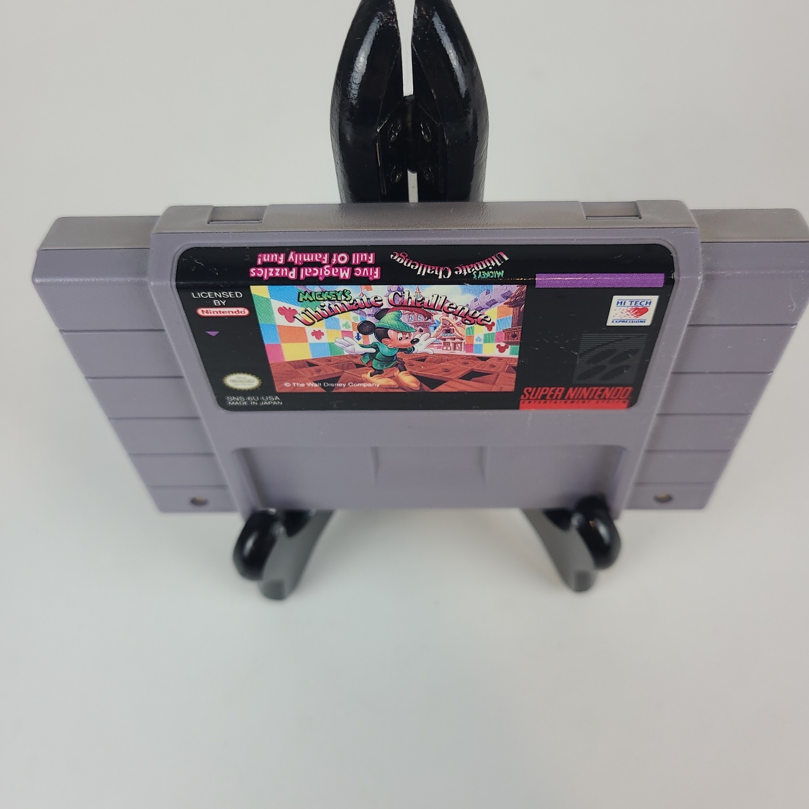 Mickey’s Ultimate Challenge Super Nintendo SNES NTSC Video Game Tested