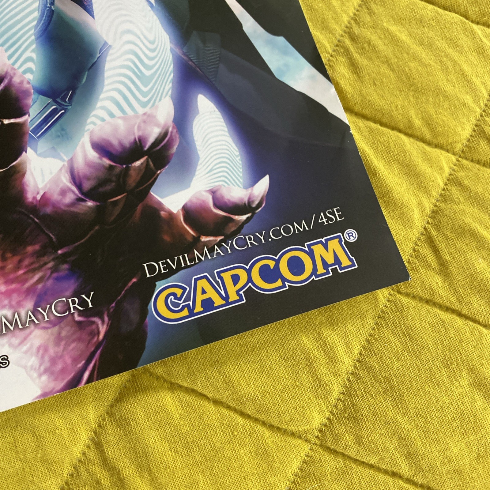 Devil May Cry 4 Special Edition Comic Con Promo Poster – RARE SDCC 2015 LIMITED