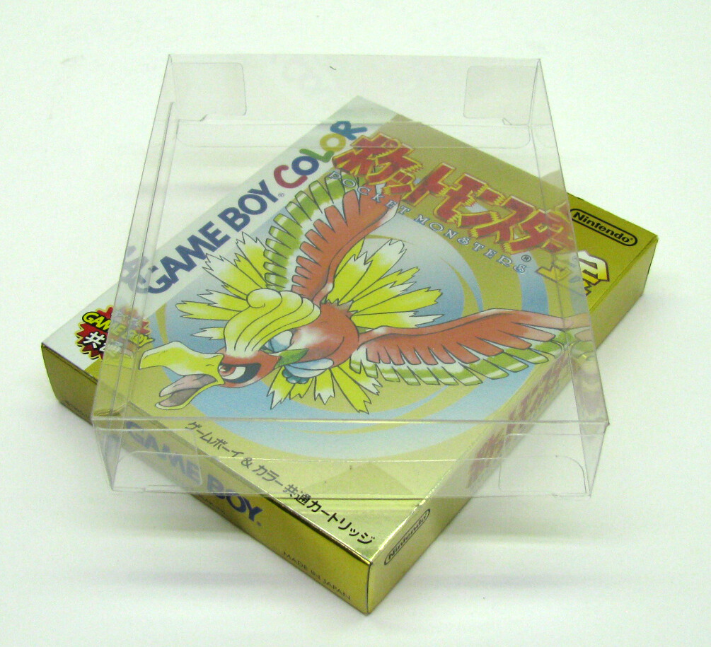 5X NINTENDO JAPAN GAME BOY / COLOR CIB GAME – CLEAR PROTECTIVE BOX PROTECTORS