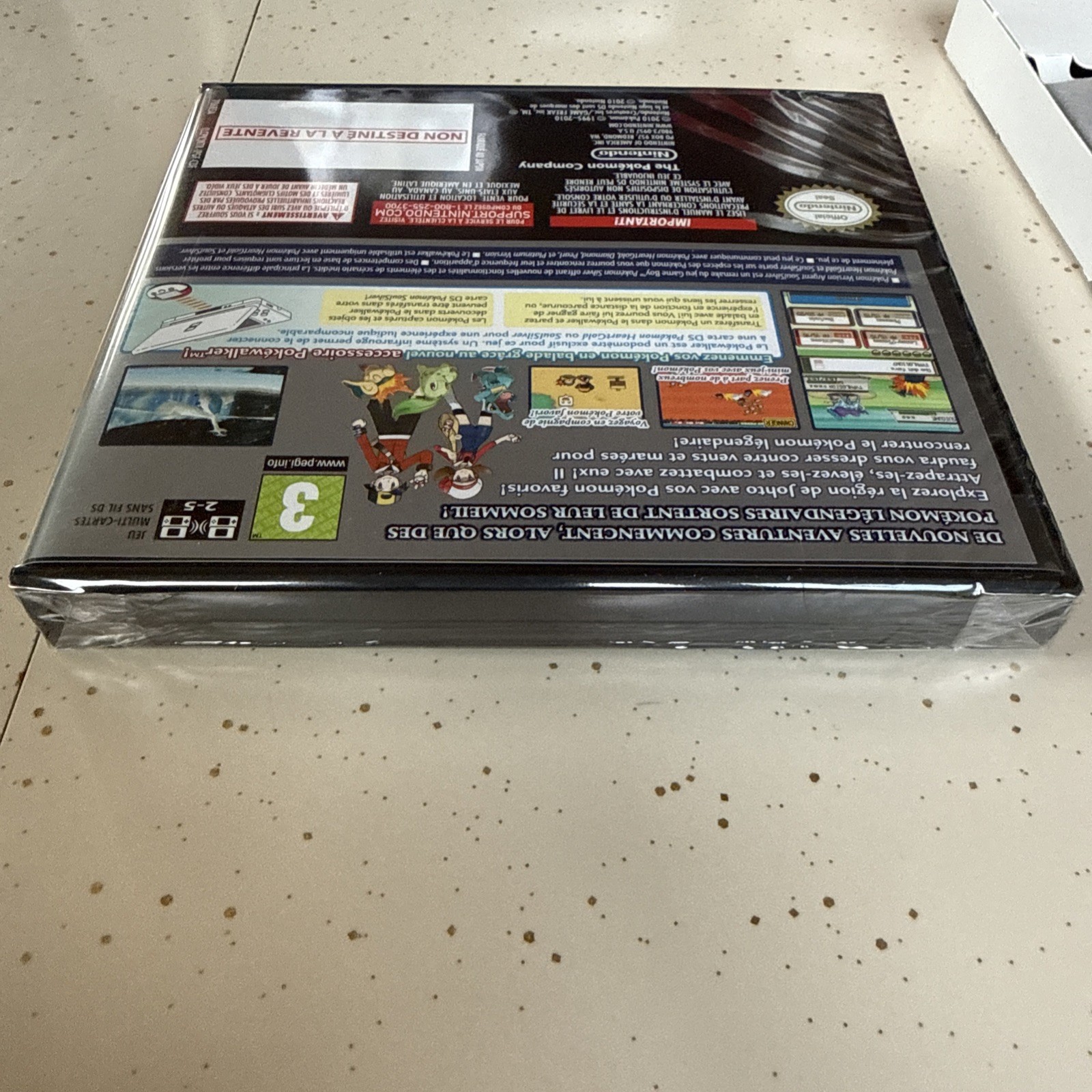 Pokemon Soul Silver FACTORY SEALED – Pokewalker Version -NINTENDO DS – PAL