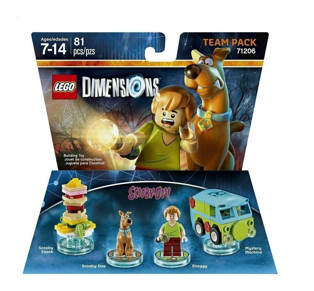 Lego Dimensions Scooby-Doo Team Pack – LEGO 71206 Brand New Sealed!