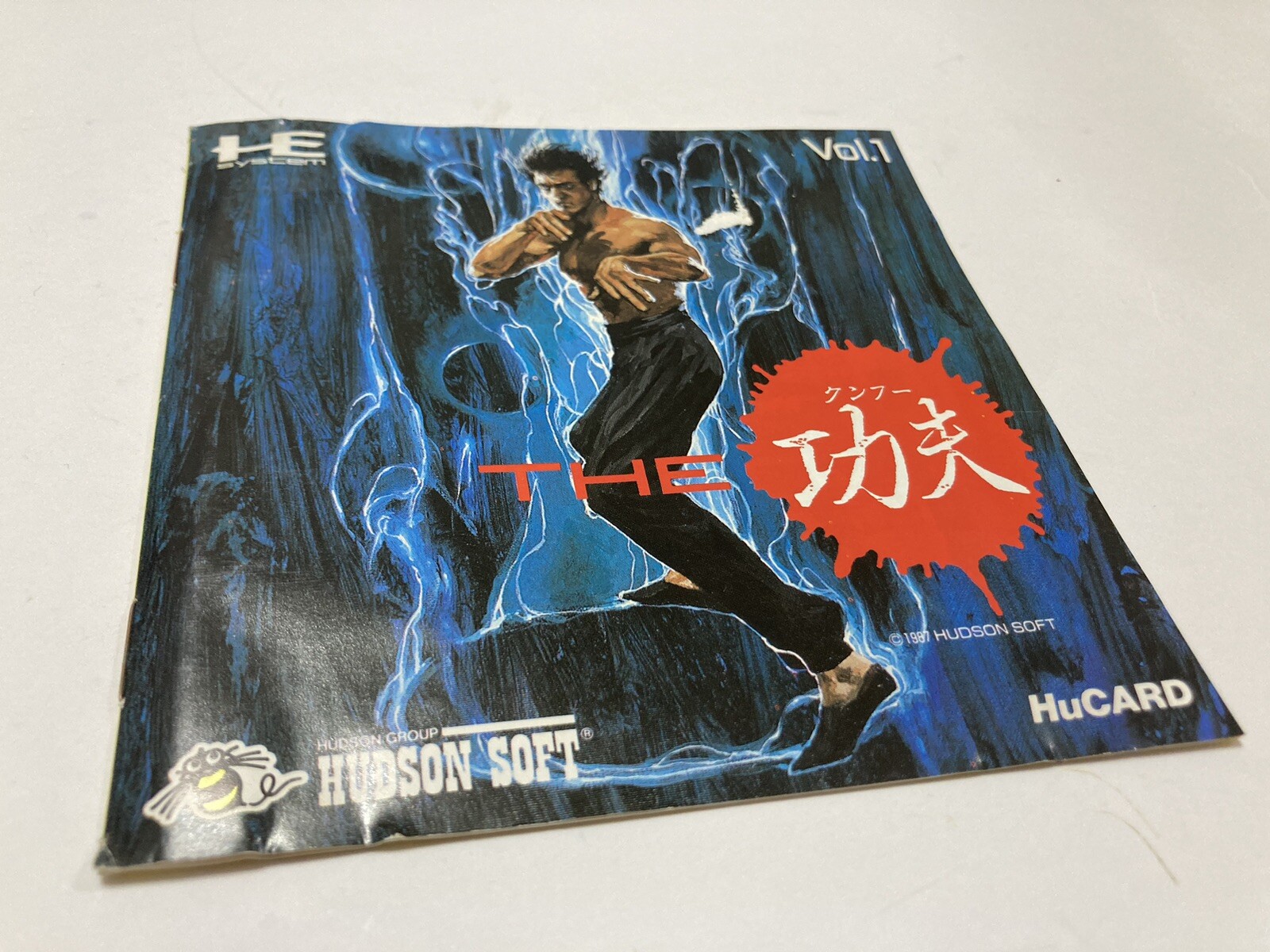 The Kung Fu PC Engine China Warrior PCE Game Japan JP w/Instruction HuCARD