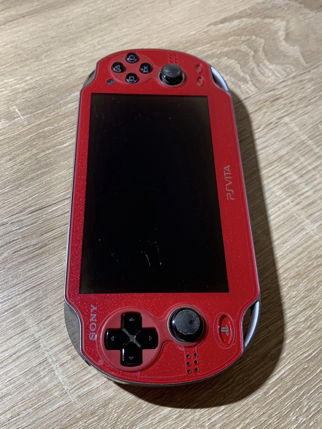 1536 PlayStation PS Vita PCH-1000 Cosmic Red Good TESTED
