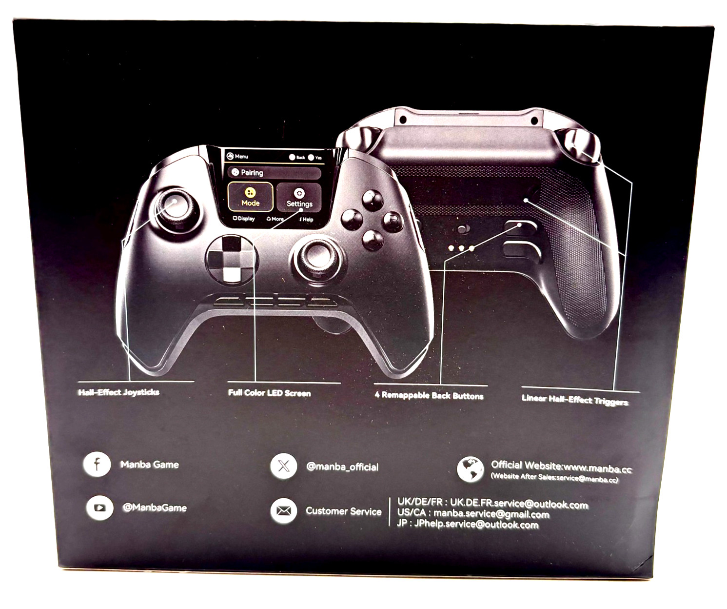 Manba One Gaming Controller Color Screen with Charging Dock