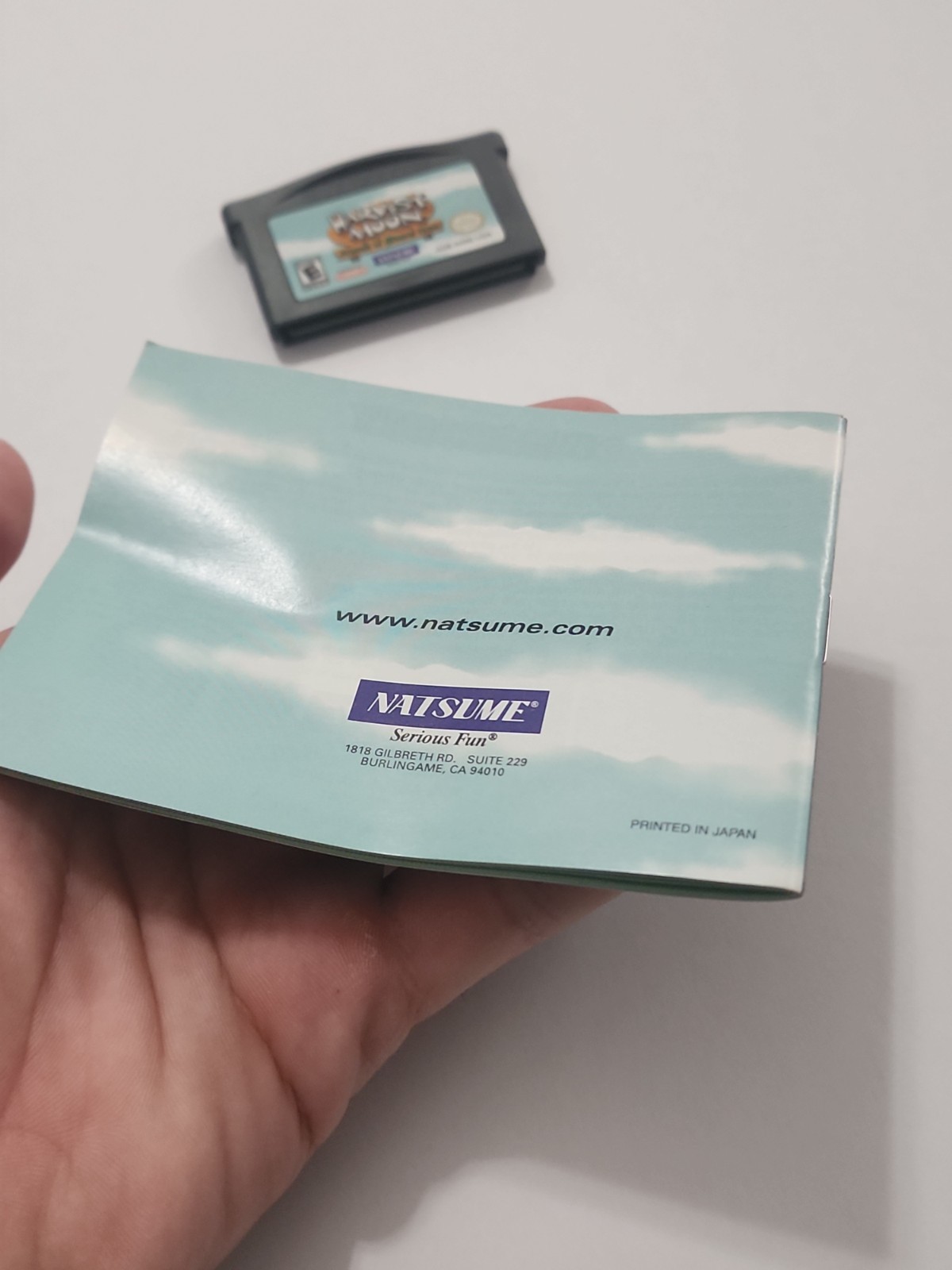 Harvest Moon: Friends of Mineral Town GBA Cartridge And Manual Tested Authentic