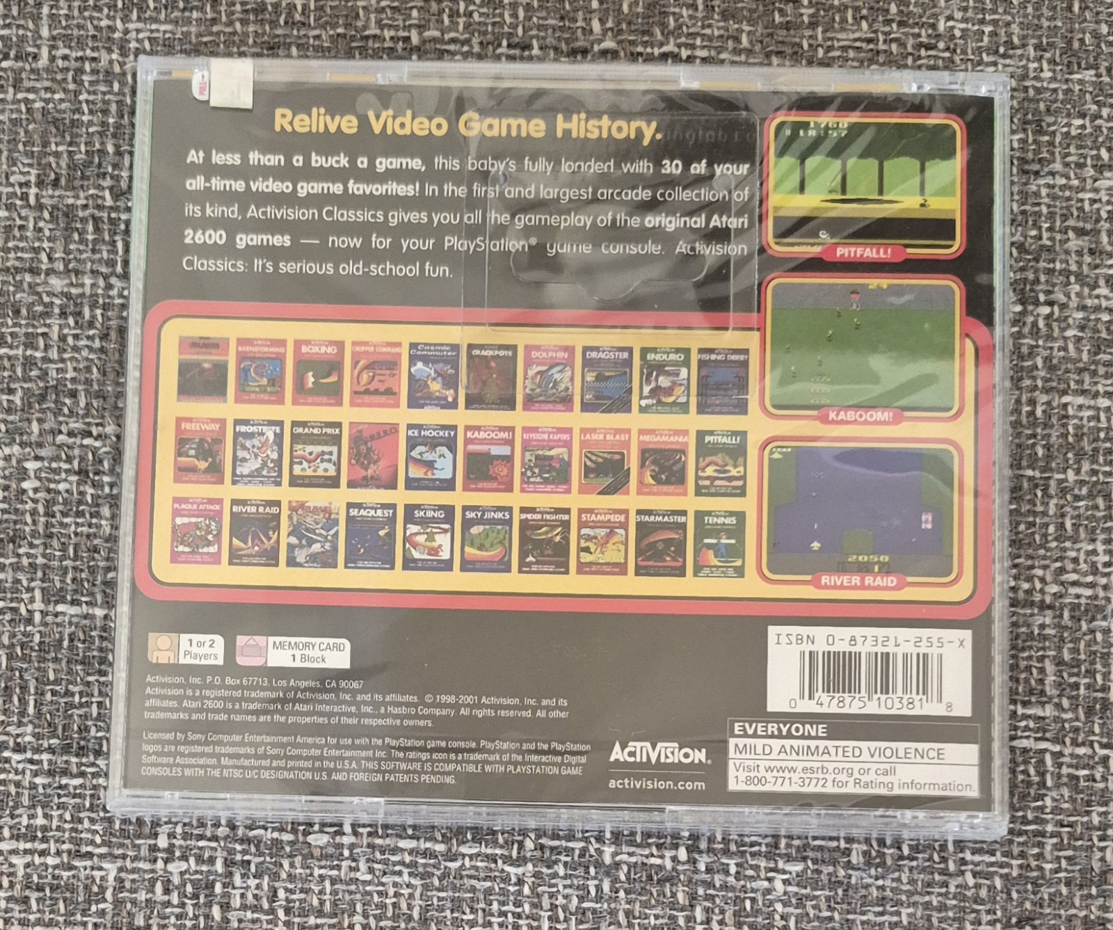 Activision Classics Collection 30 Games for ATARI 2600 NEW sealed PlayStation 1