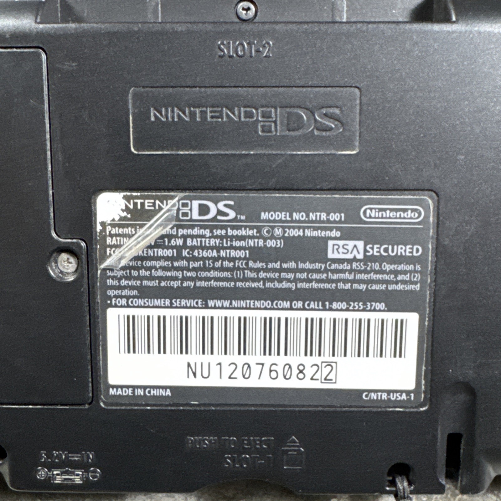 Nintendo DS OG Original Console (NTR-001) Pink w/ OEM Charger Stylus & Case