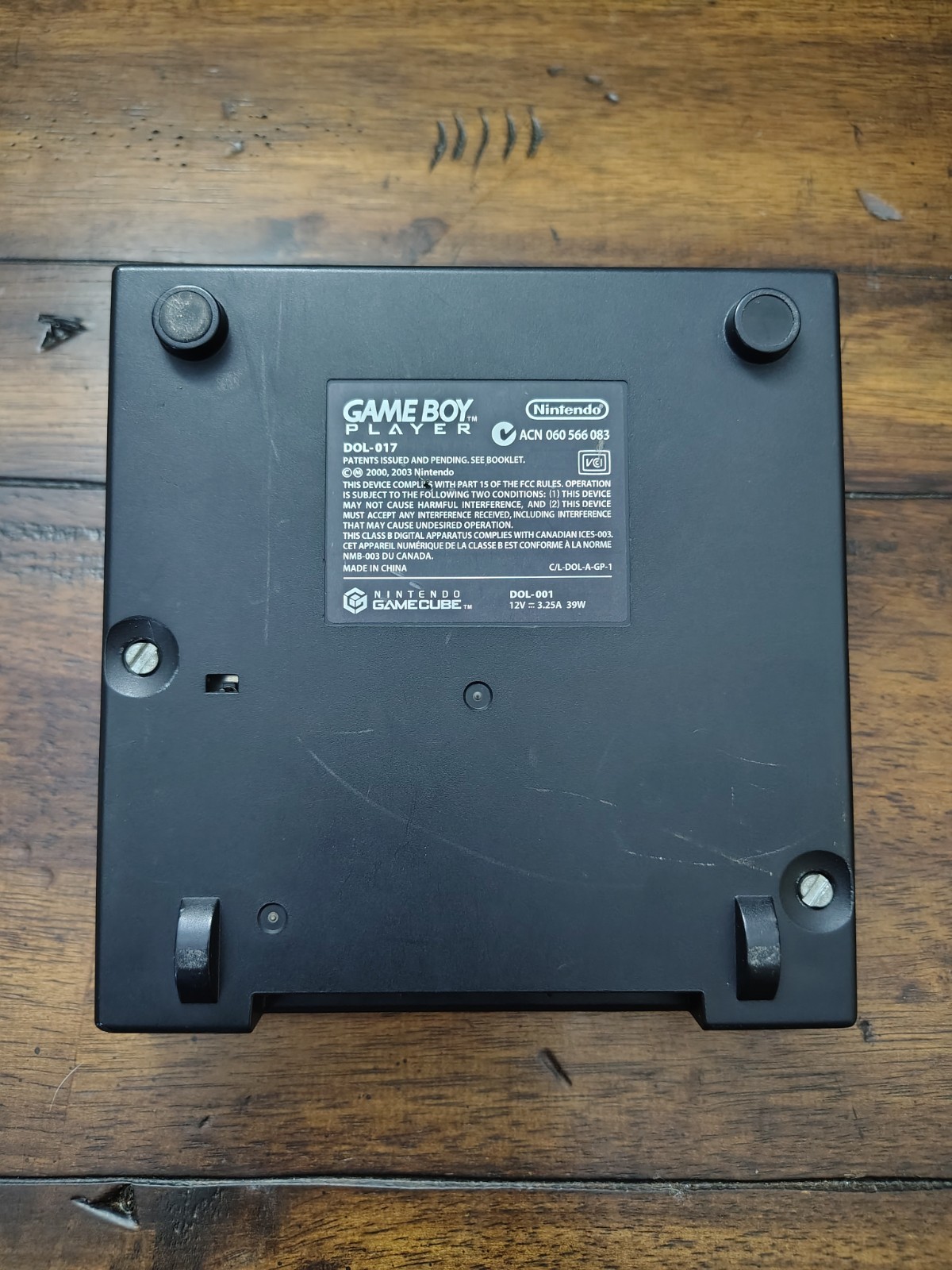 Nintendo Game Boy Adaptor – Black (DOL017) Tested And Working