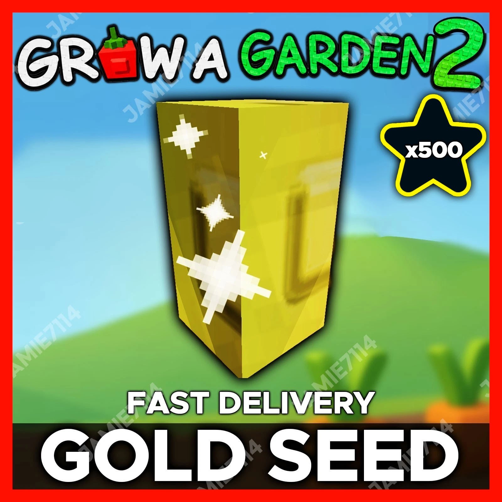 🪴Grow a Garden 2 | Gold Seed x500 | GAG2 Fast & Easy