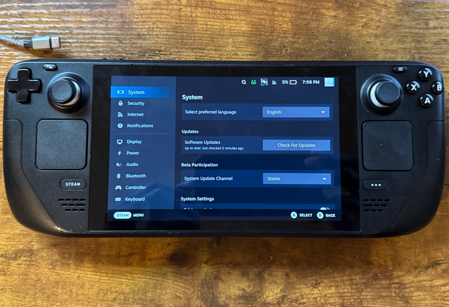 Valve Steam Deck 64GB LCD Handheld Gaming Console Great Condition