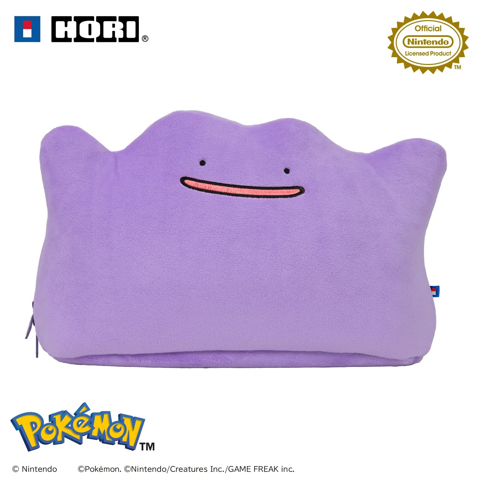 Ditto Plush Pouch for Nintendo Switch 2 HORI Official Pokémon Case PSL