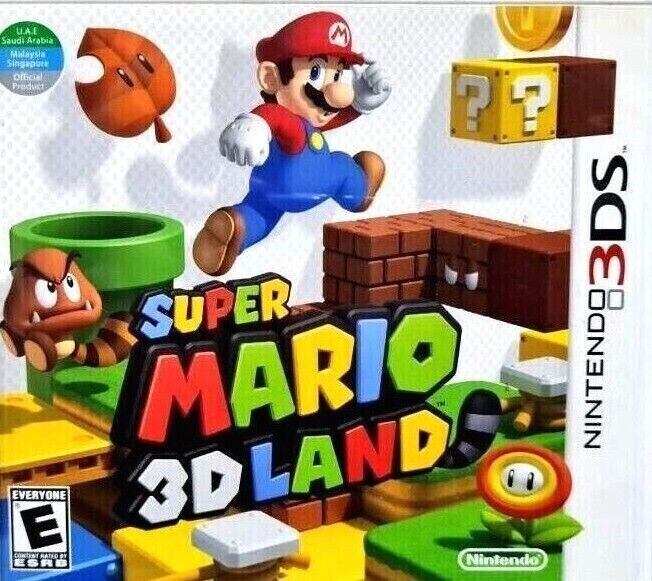 Super Mario 3D Land Nintendo 3DS Game (Platform 2011) Brand New Factory Sealed