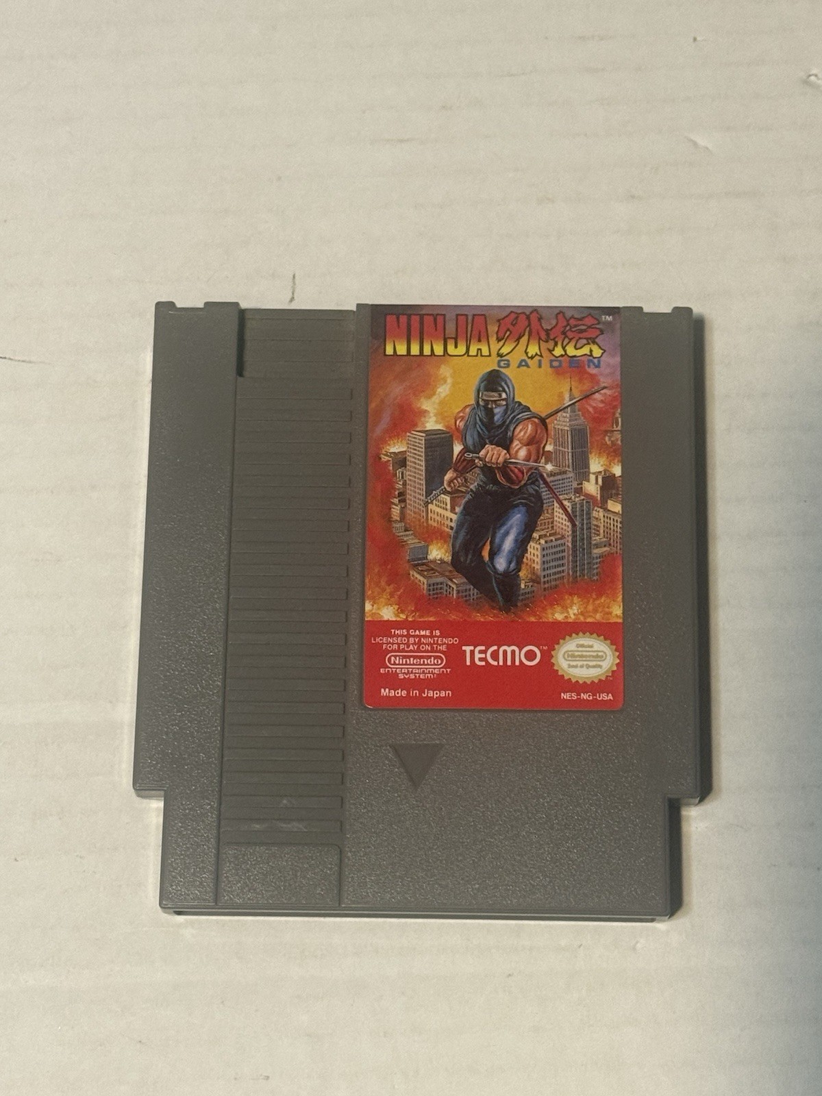 Ninja Gaiden NES Nintendo Entertainment System – Authentic & Tested! Clean!