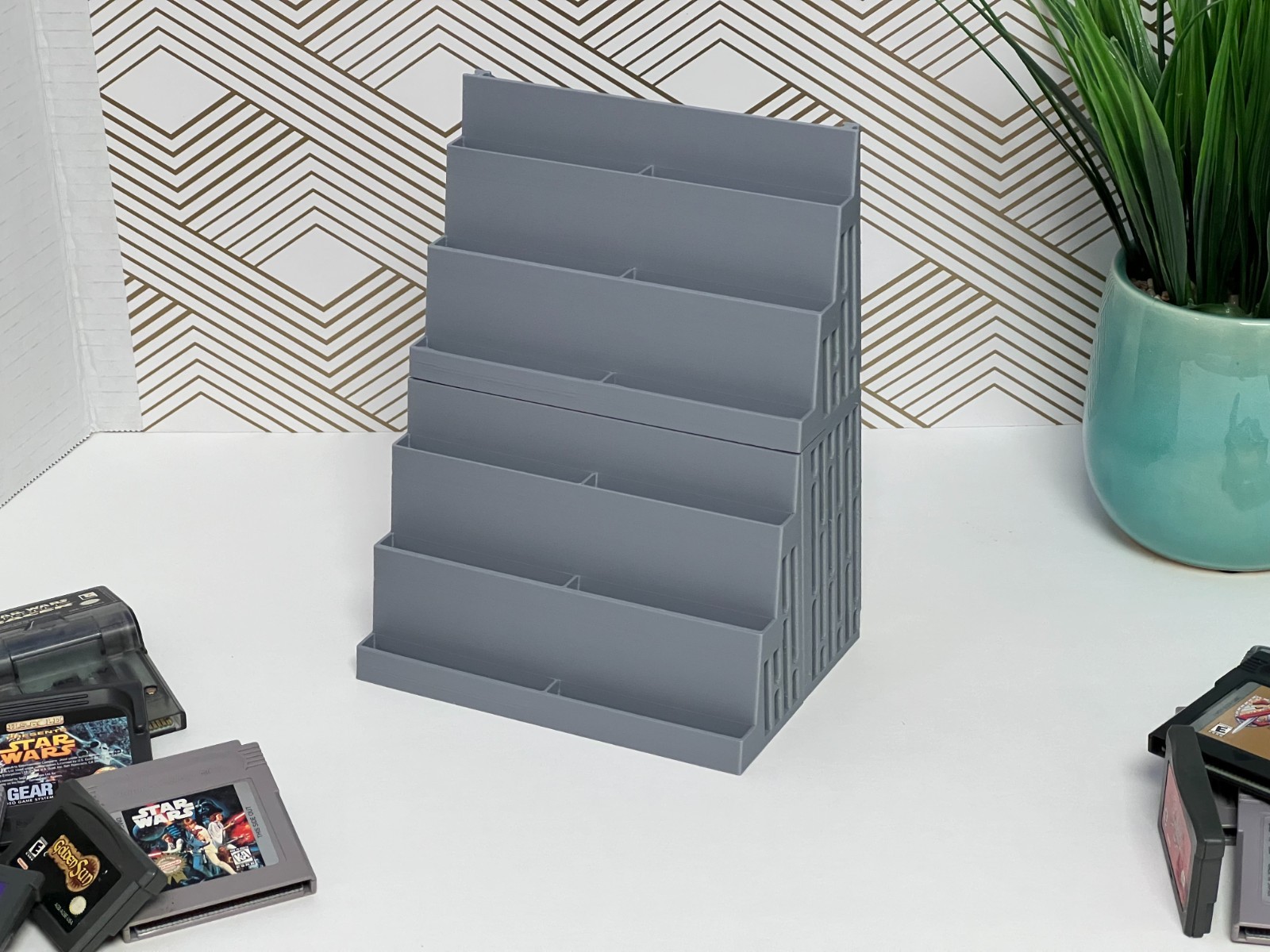 Nintendo Gameboy, GBC, GBA and Sega GameGear Modular Stacking Display, 3D Print