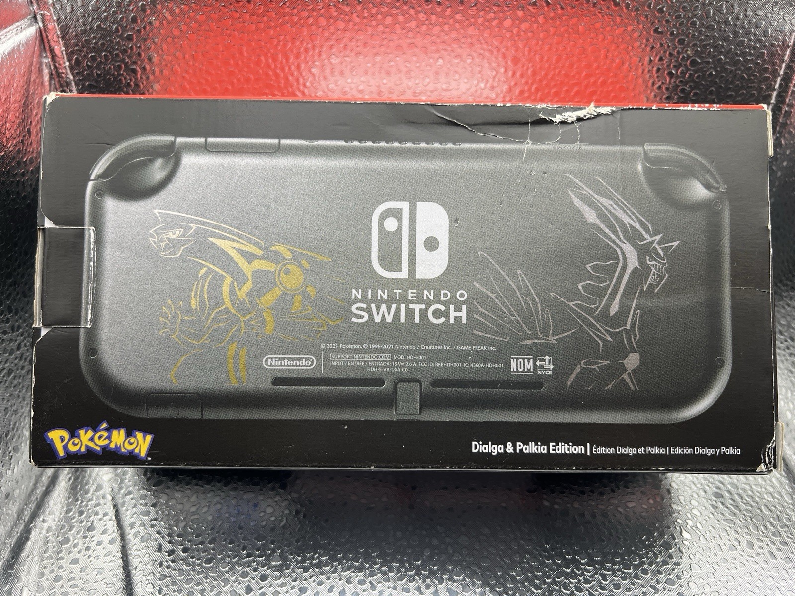Nintendo Switch Lite Pokemon Dialga & Palkia Edition w/box, charger