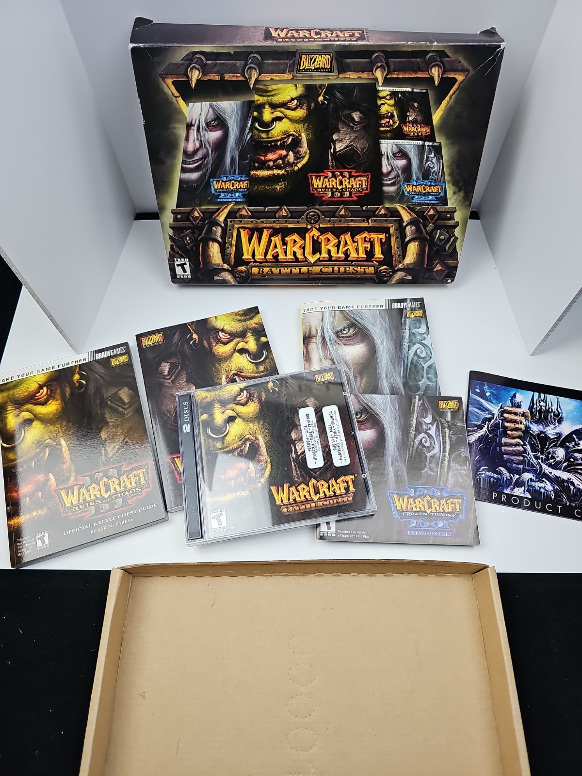 WarCraft 3 III PC Battle Chest Reign of Chaos Frozen Throne Expansion 2003