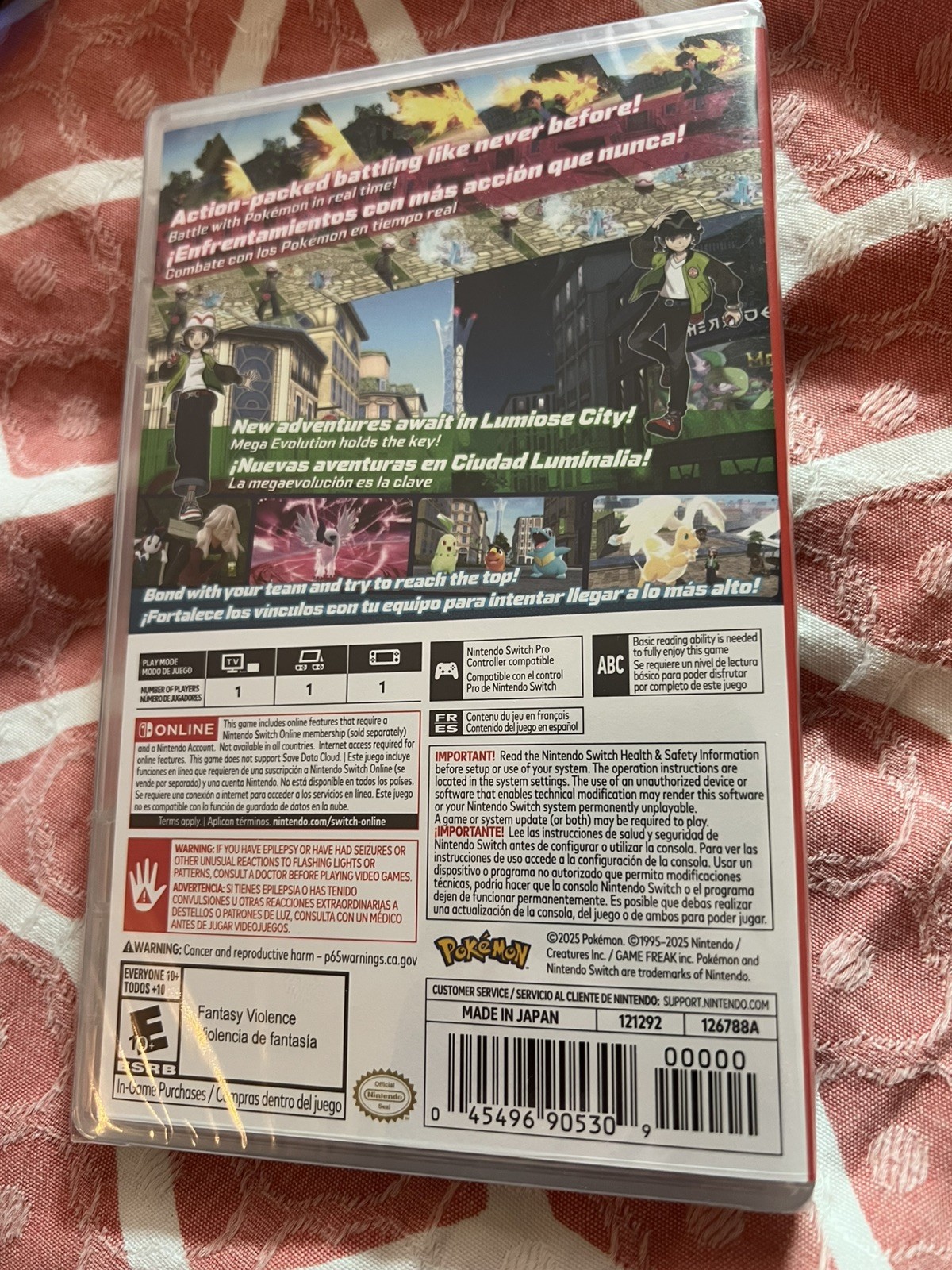Pokemon Legends Z-A – Nintendo Switch 1 Edition – Brand New Sealed