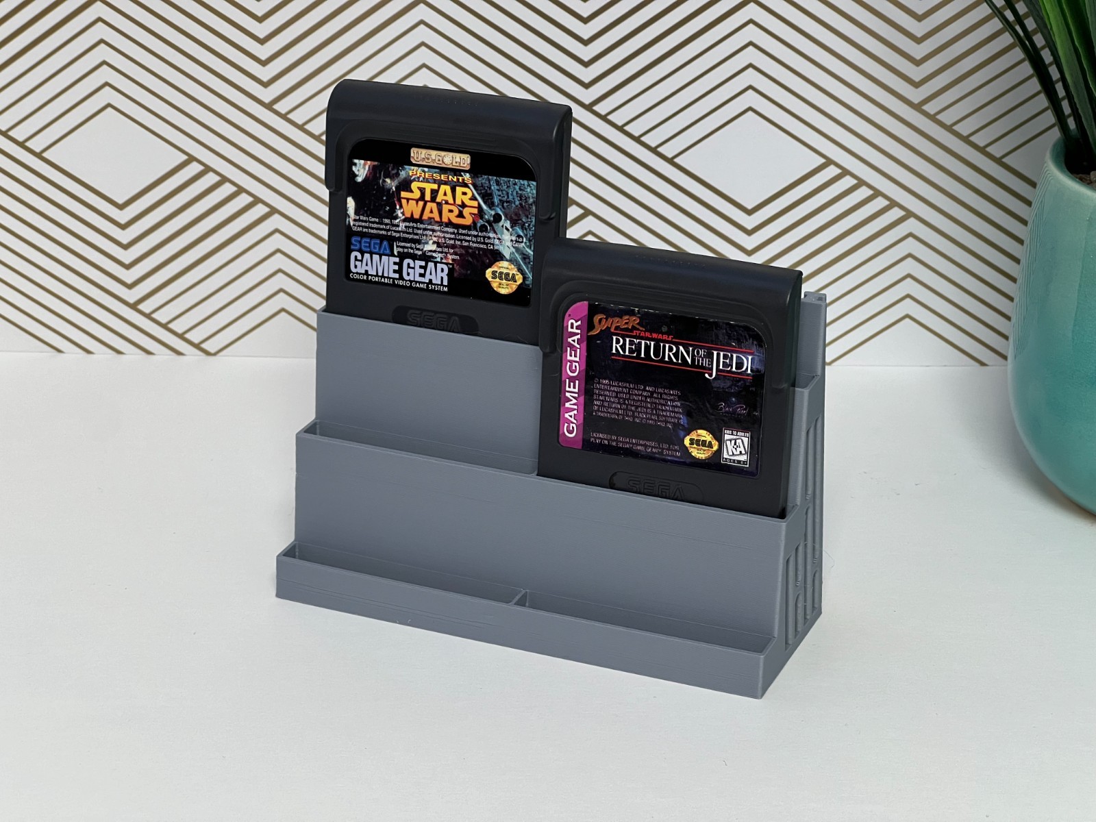 Nintendo Gameboy, GBC, GBA and Sega GameGear Modular Stacking Display, 3D Print