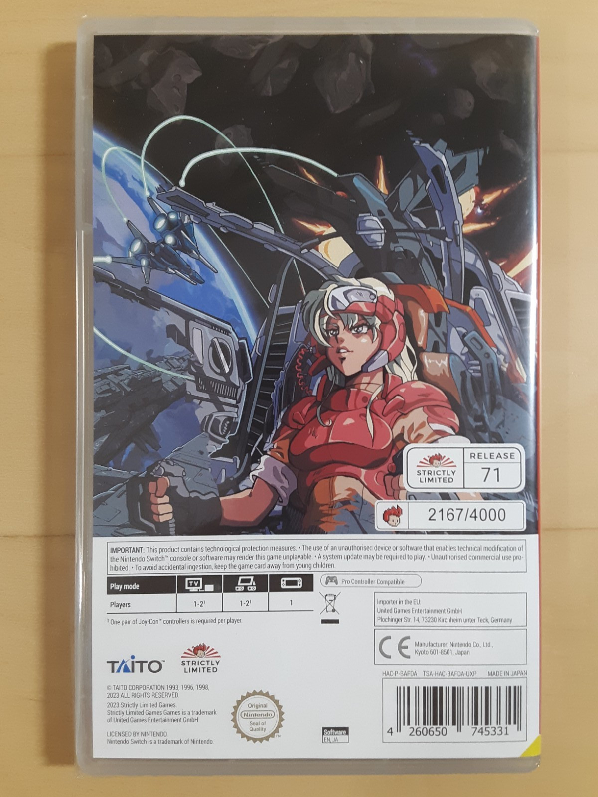 Ray’z Arcade Chronology LE Strictly Limited SRG Nintendo Switch -Ships in a Box!