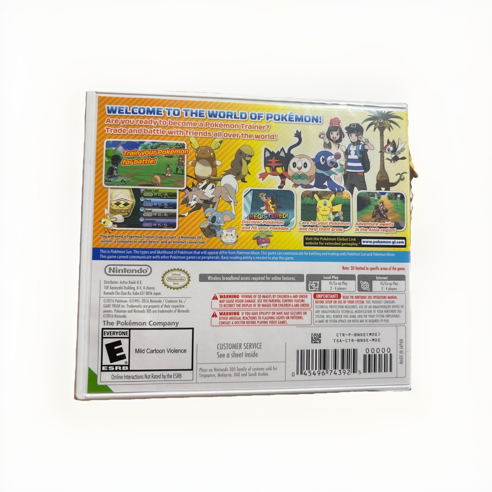 Pokemon Sun Nintendo 3DS• UAE, Malaysia Singapore