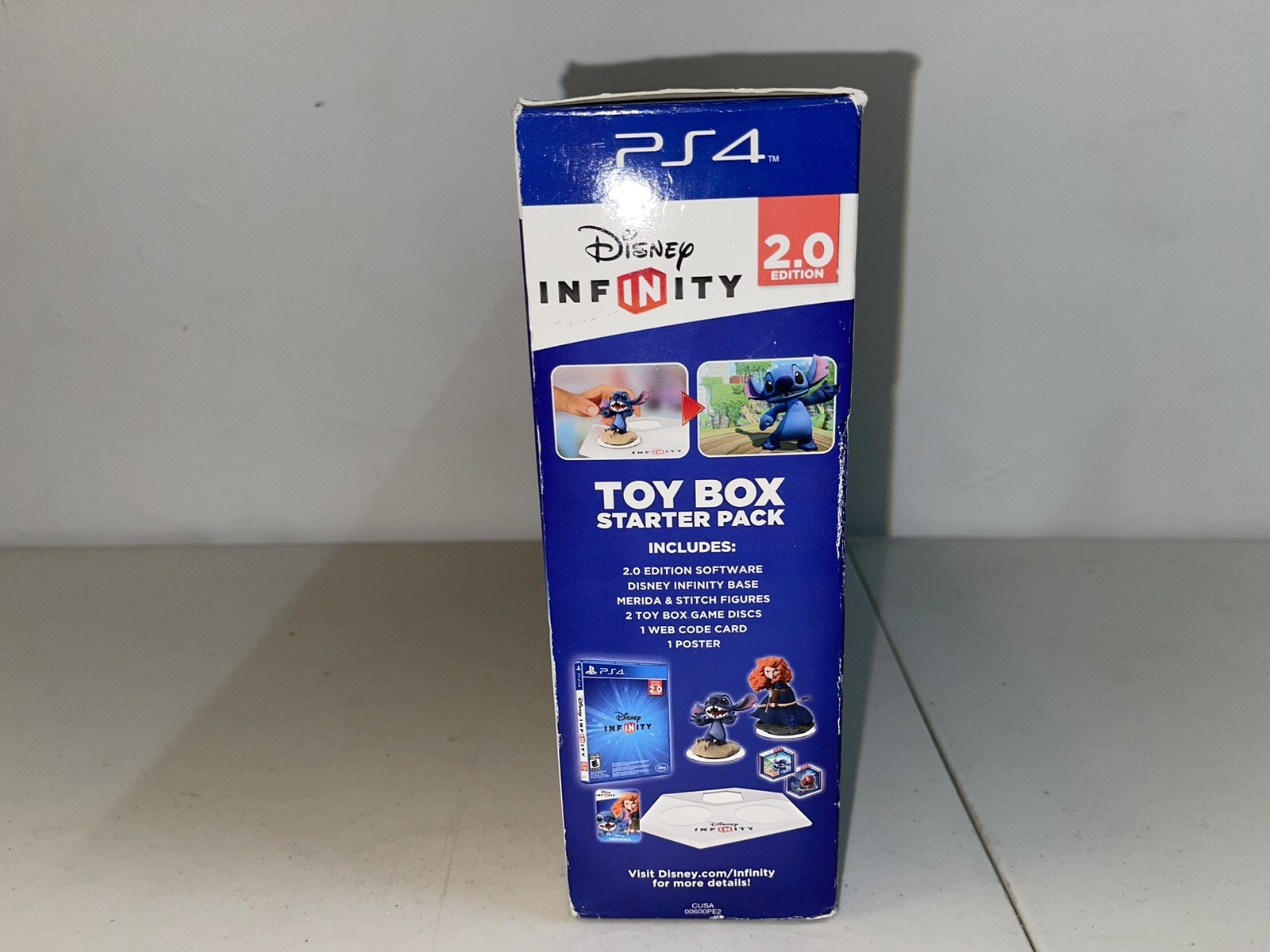 PS4 Disney Infinity Toy Box Starter Pack 2.0 Merida & Stitch E10 New Open Box #2